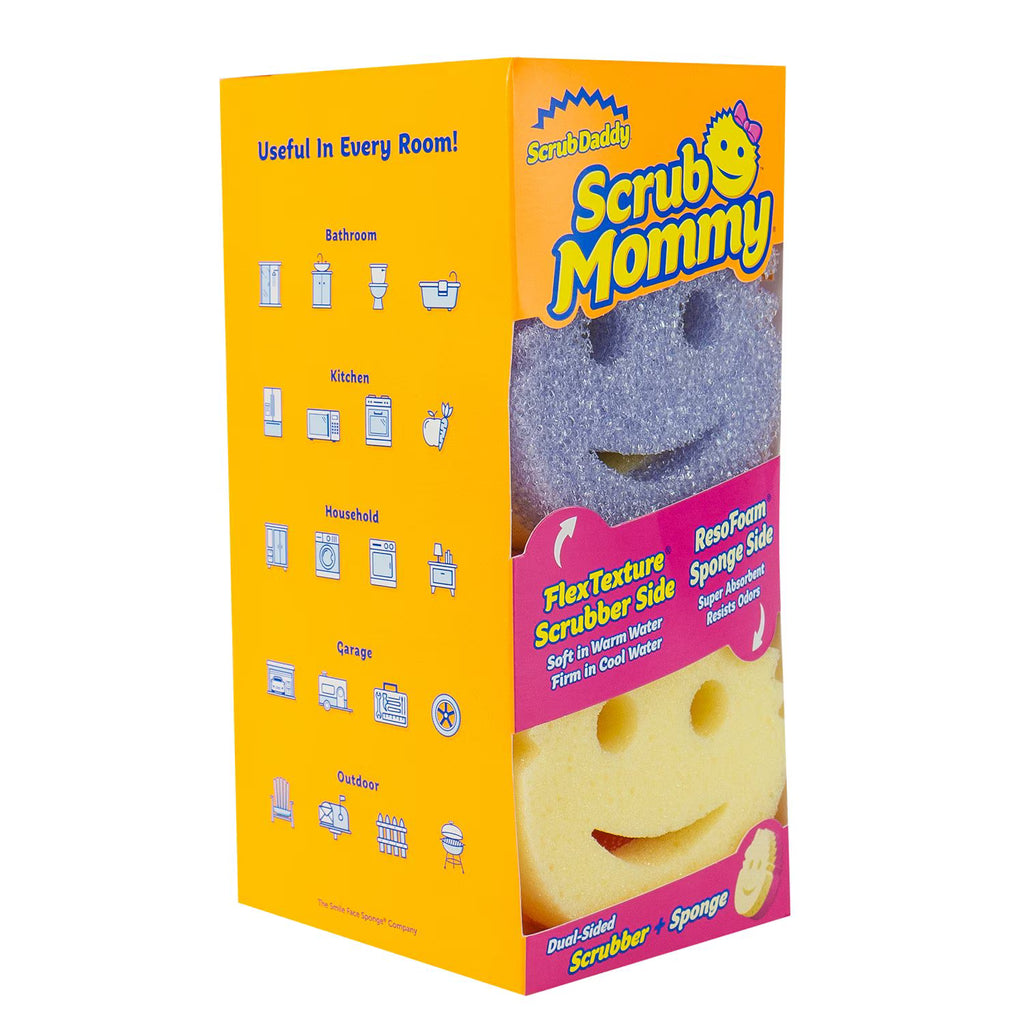 Scrub Mommy Dual-Sided Scrubber Sponges, 6 Count