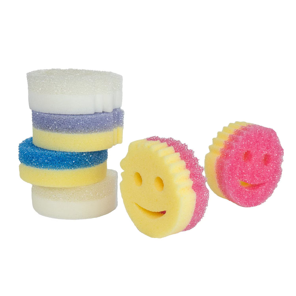 Scrub Mommy Dual-Sided Scrubber Sponges, 6 Count
